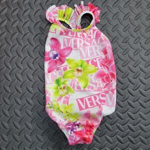 Versace Baby Girls Floral Swimsuit Size 12 to 18 Months Authentic